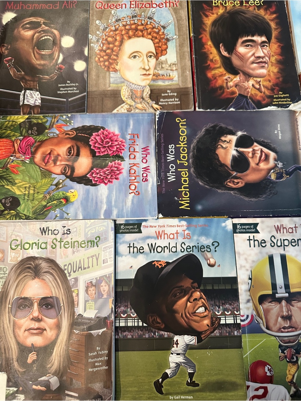 11-Book Who Was? / Who Is? / What Is? Collection
